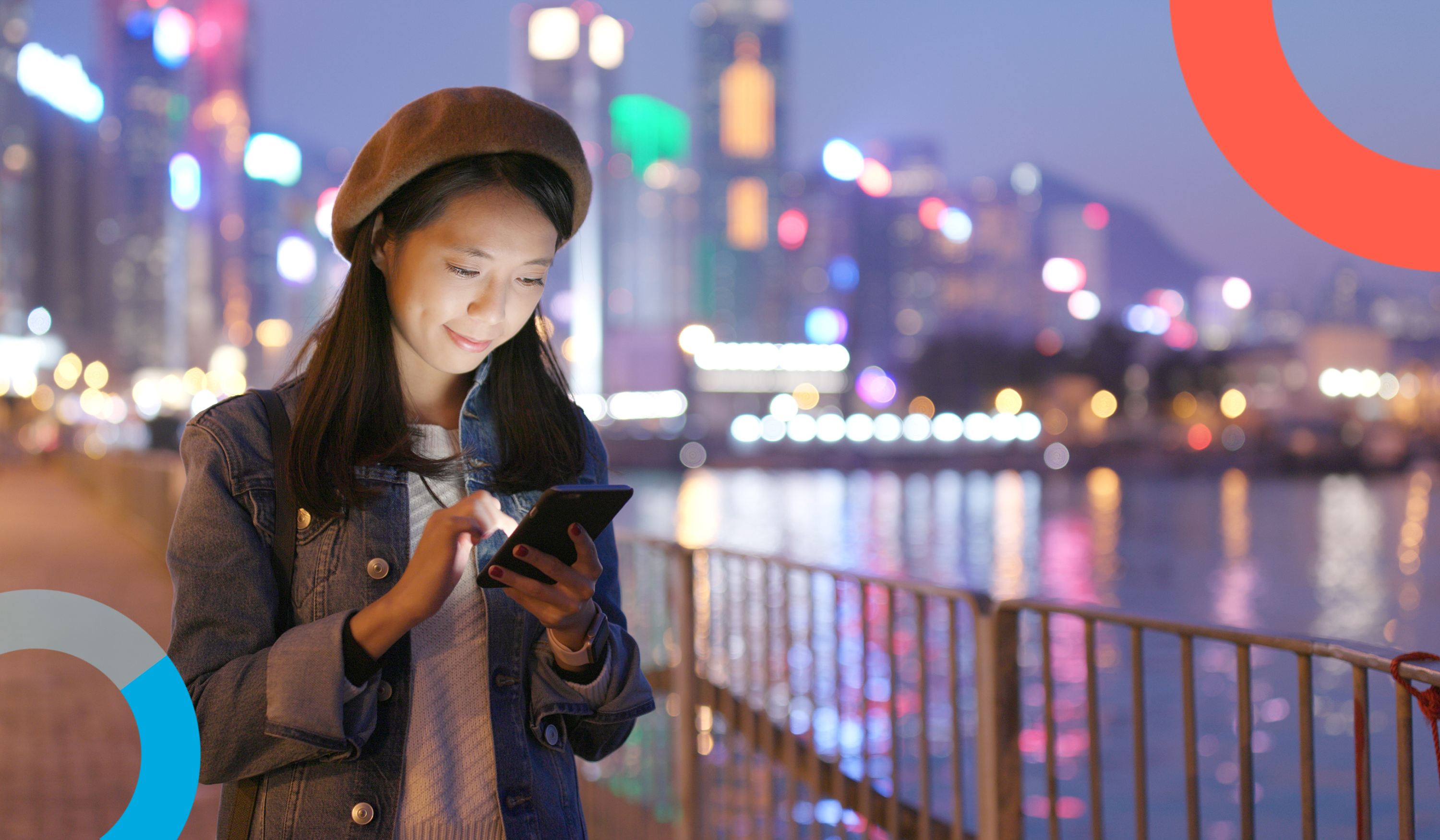 Woman looking at videos in the sales funnel journey