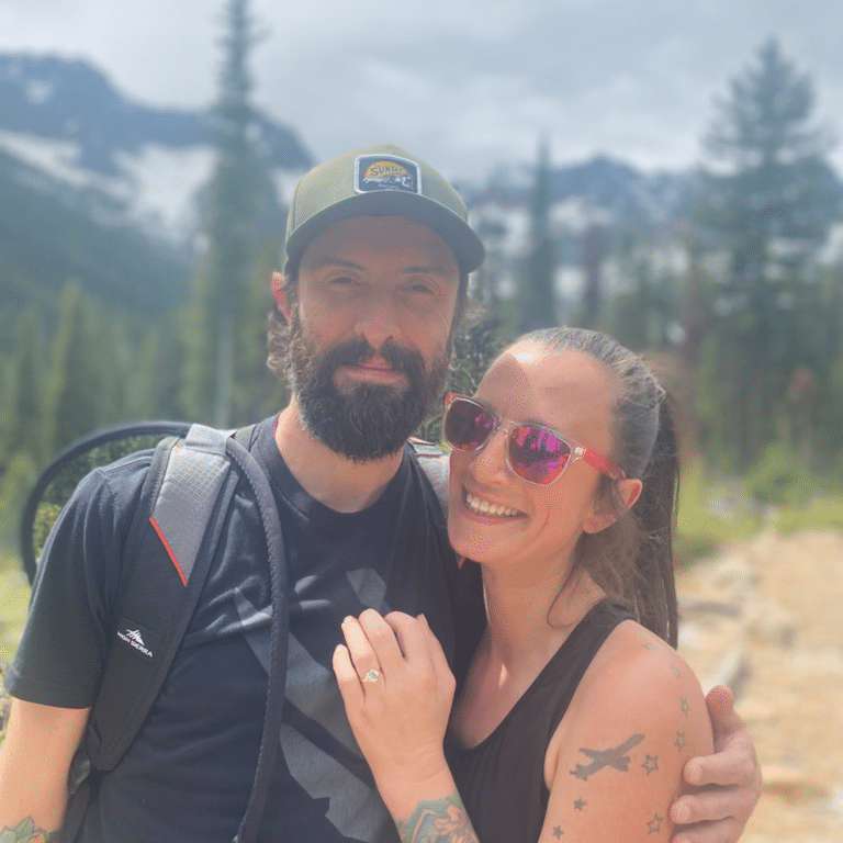 Nicole with her husband