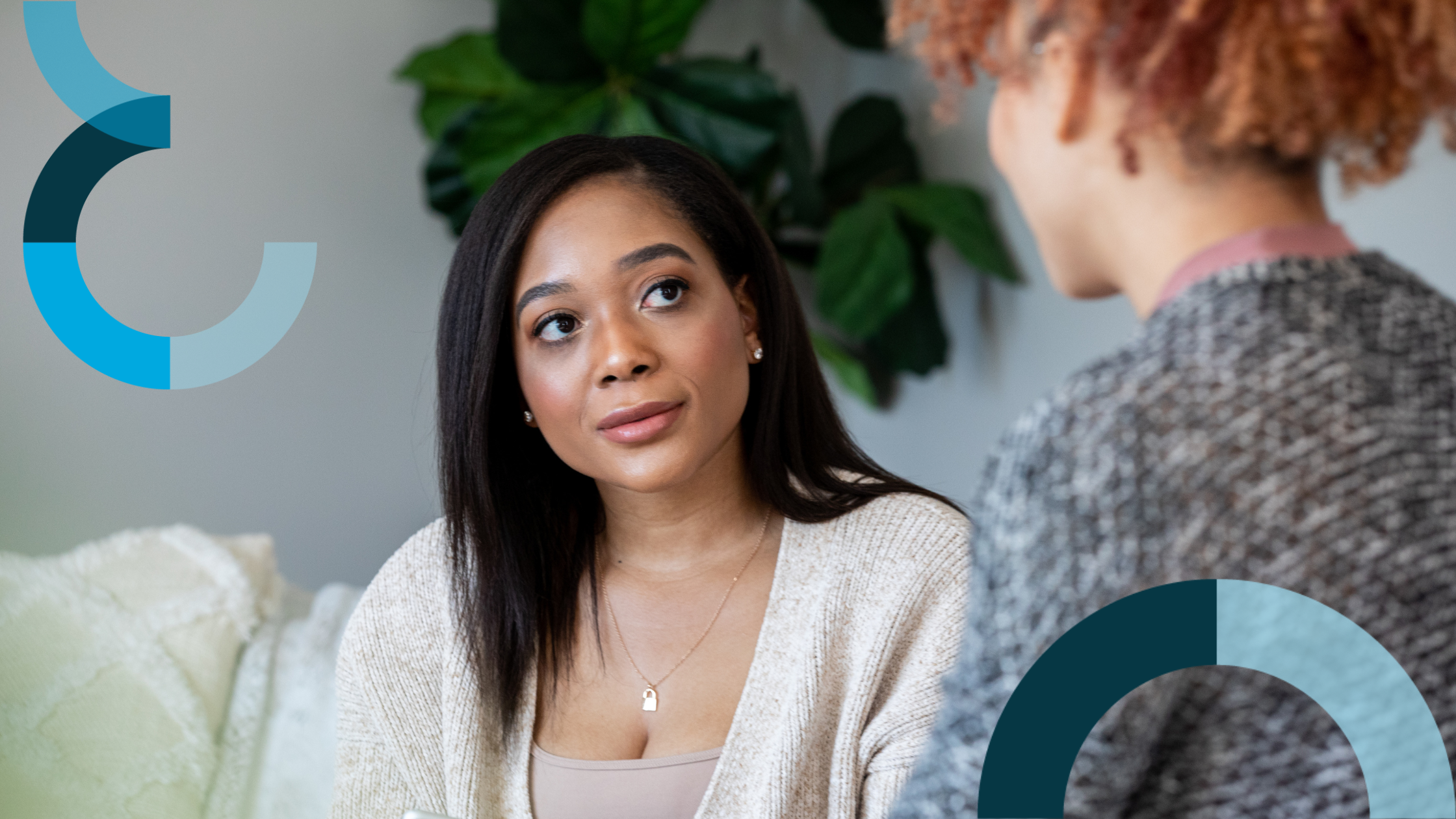 Marketer showing empathy to a colleague